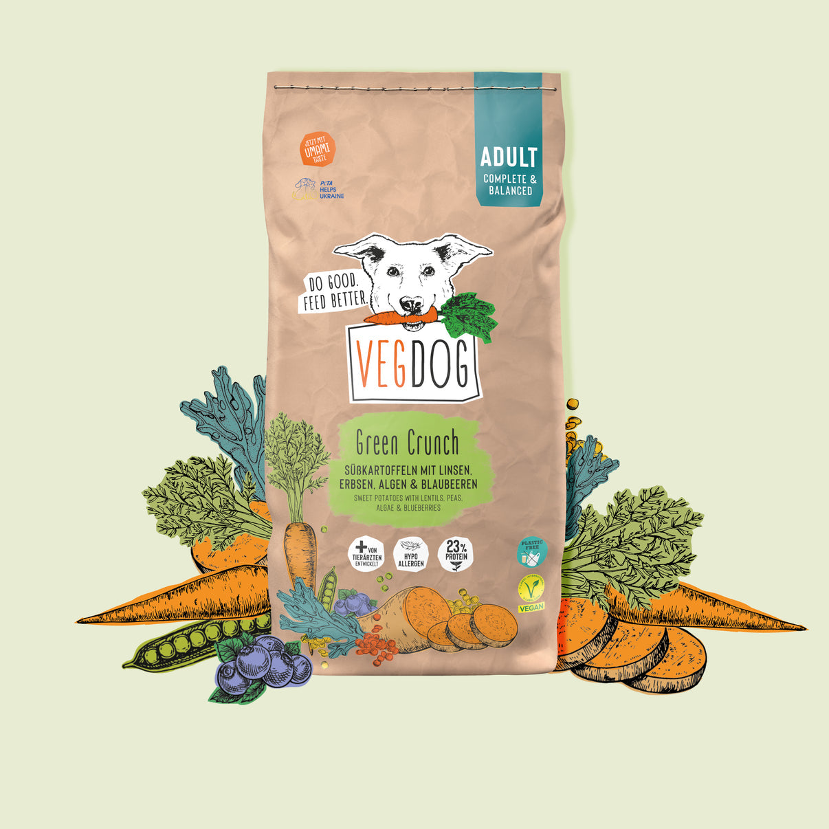 FARMER'S CRUNCH Vegan Dry Food 2kg