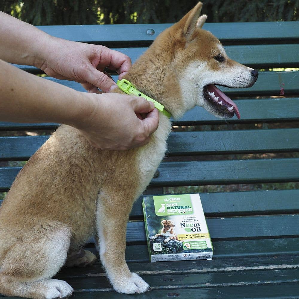 Neemöl-Hundehalsband – Niki Natural Defense – Kreuze