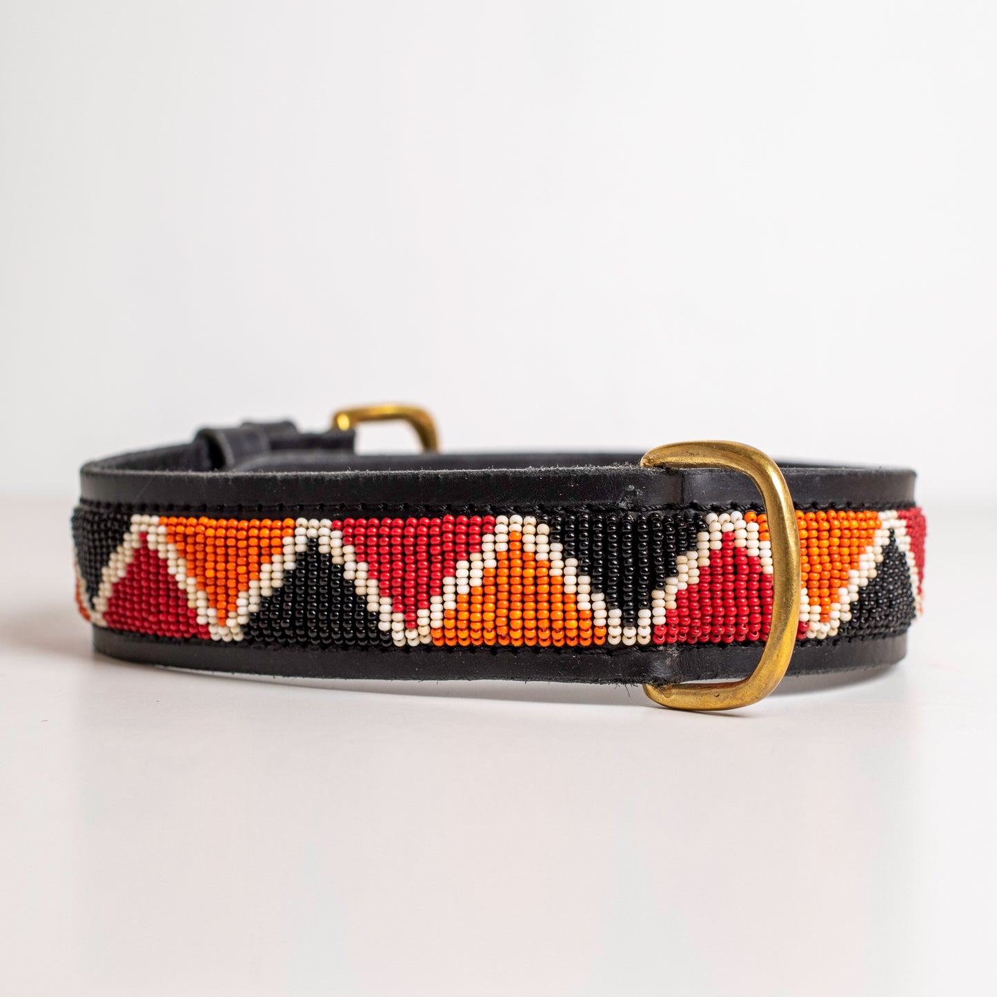 Handmade Dog Collar Himba Black