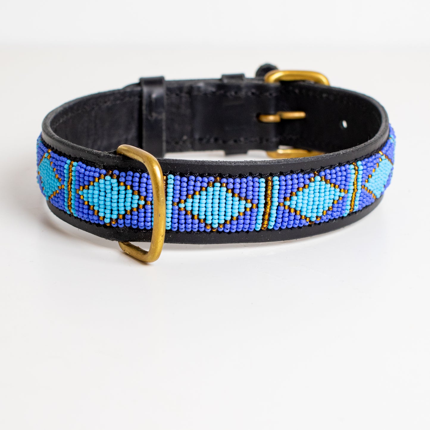 Rafiki Blue Beaded Collar